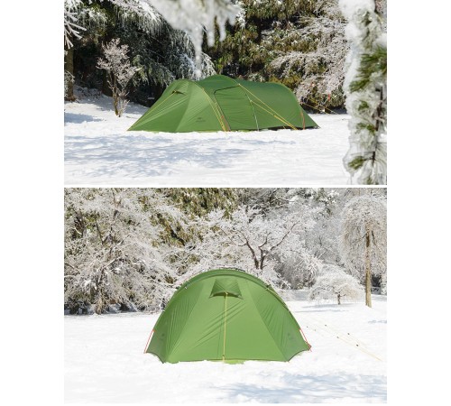 Палатка 2-местная Naturehike Opalus NH17L001-L, 20D, зеленый, 6976023924781