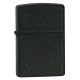 Зажигалка ZIPPO Classic с покрытием Black Crackle™, латунь/сталь, чёрная, матовая, 38x13x57 мм