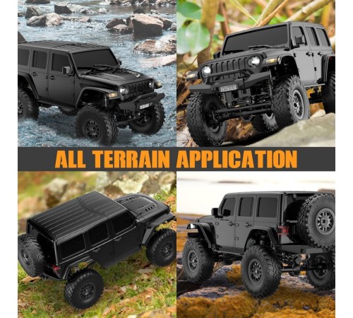 Радиоуправляемый краулер Volantex RC 787-1 синий 4WD 2.4G 1/24 RTR
