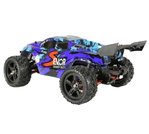 Радиоуправляемая трагги Remo Hobby S EVO-R Brushless UPGRADE V2.0 (синяя) 4WD 2.4G 1/16 RTR