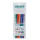 Набор: Гелевая ручка Hauser Creator Glitter Gel, чернила с блестками - 5шт, пакет
