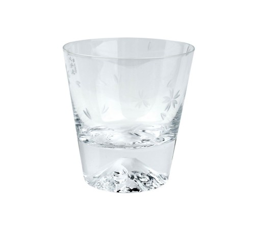 Стакан TAJIMA GLASS Фудзи Сакура Кирико 270 мл, 1 шт