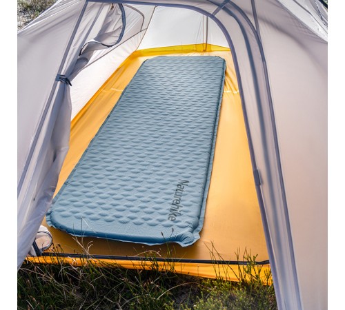 Коврик самонадувной Naturehike CNK2300DZ013 Ultralight, прямоугольный,  голубой, 6976023926921