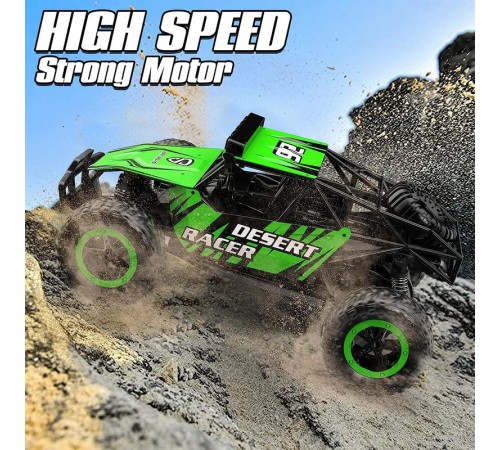 Радиоуправляемый внедорожник Volantex RC Desert King зеленый 4WD 2.4G 1/16 RTR