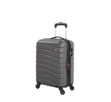 Чемодан SWISSGEAR ALVERSTONE, серый, АБС-пластик, 35 x 25 x 55 см, 37 л