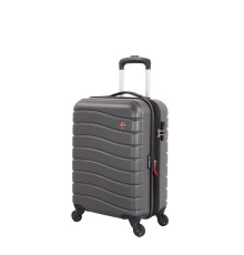 Чемодан SWISSGEAR ALVERSTONE, серый, АБС-пластик, 35 x 25 x 55 см, 37 л