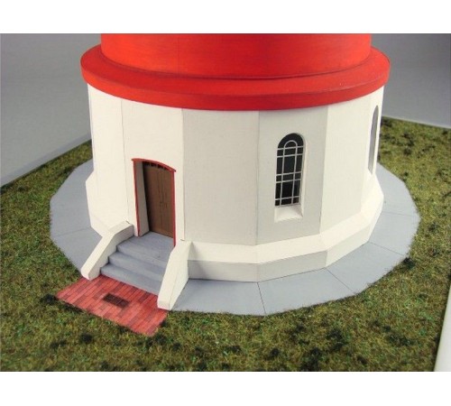 Сборная картонная модель Shipyard маяк Pellworm Lighthouse (№61), 1/87