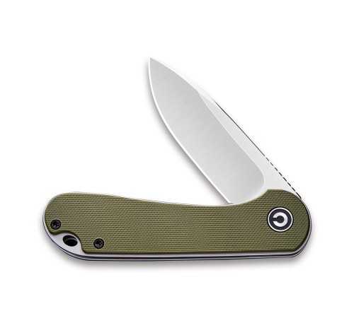 Складной нож CIVIVI Elementum D2 Steel Satin Finished Handle G10 Green