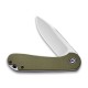 Складной нож CIVIVI Elementum D2 Steel Satin Finished Handle G10 Green