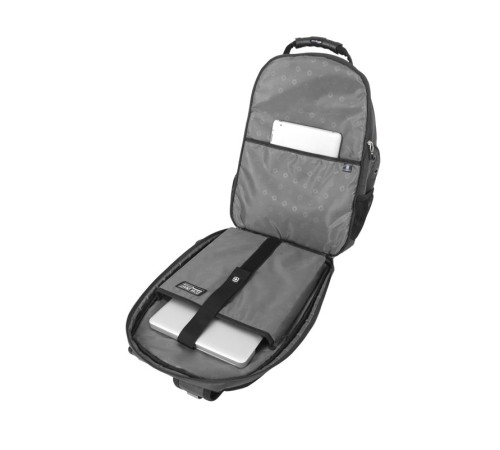 Рюкзак WENGER,15” серый/серебристый, полиэстер 900D/М2 добби, 34x16x48 см, 26 л