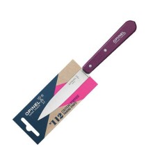Нож столовый Opinel №112, деревянная рукоять, блистер, нержавеющая сталь, сливовый 001914