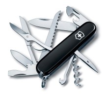 Нож перочинный VICTORINOX Huntsman, 91 мм, 15 функций, чёрный