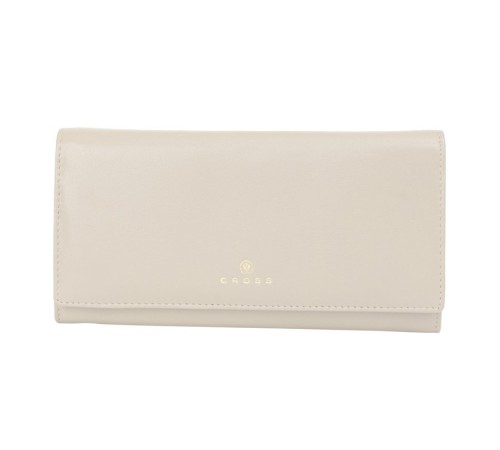 Кошелёк Cross Monaco Ivory, кожа наппа, гладкая, цвет 