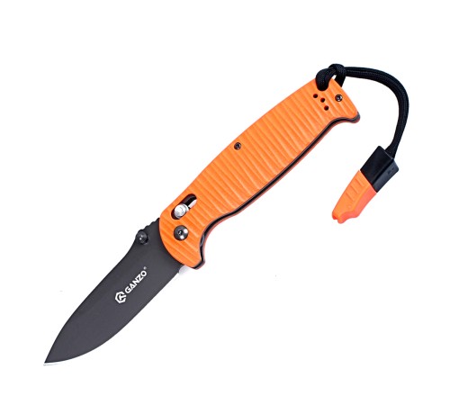 Нож Ganzo G7413P-WS черный, G7413P-BK-WS
