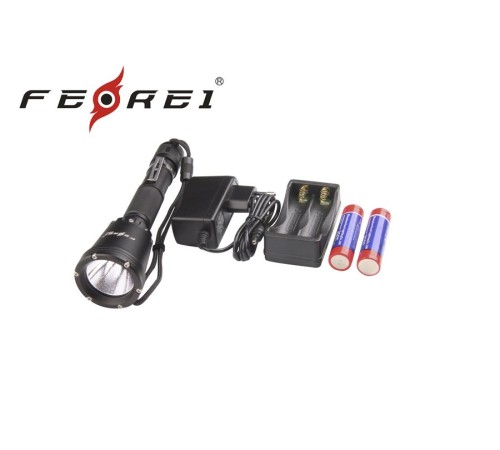 Фонарь для дайвинга Ferei W158 набор, серебряный, W158S