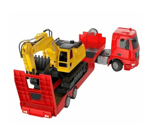Радиоуправляемый тягач с тралом Double Eagle Mercedes-Benz Aroсs 1/26 2.4G RTR