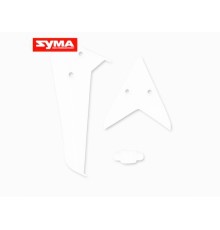 Хвостовое оперение (белое) для вертолета Syma S5