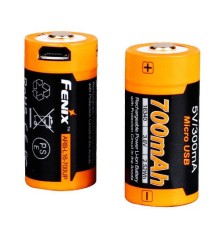 Аккумулятор 16340 Fenix 700 UP mAh Li-ion разъемом для USB, ARB-L16-700UP