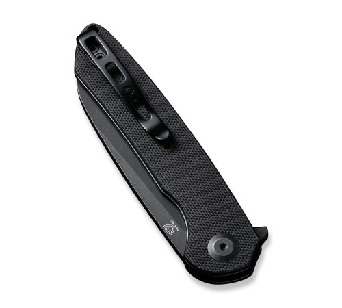 Складной нож SENCUT Kyril 9Cr18MoV Steel Black Stonewashed Handle G10 Black