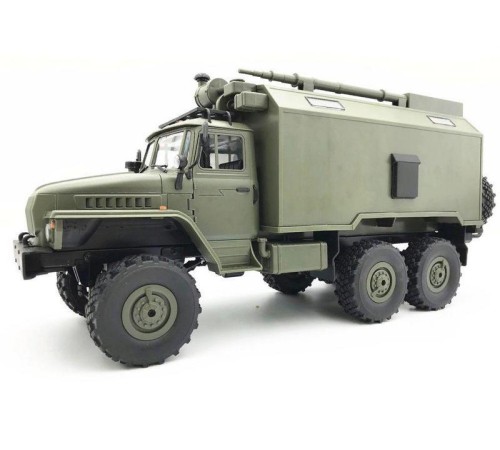 Радиоуправляемая машина WPL УРАЛ (зеленый) 6WD 2.4G 1/16 KIT