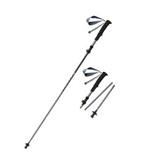 Треккинговая палка Naturehike CNK2450DS012 Carbon-AL Chang feng UL 103-120см 5-секций серый, 6975641883678