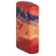 Зажигалка ZIPPO Mars Design с покрытием 540 Matte, латунь/сталь, красная, матовая, 38x13x57 мм
