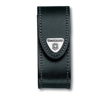 Чехол на ремень VICTORINOX для ножей 91 мм толщиной 2-4 уровня, кожаный, чёрный