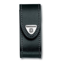 Чехол на ремень VICTORINOX для ножей 91 мм толщиной 2-4 уровня, кожаный, чёрный