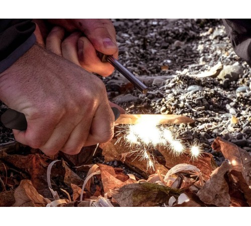 Нож Morakniv BushCraft Survival, нержавеющая сталь, черный, 11835