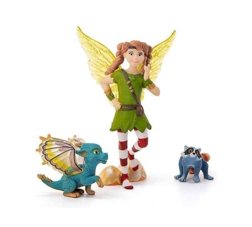 Фигурка Schleich Эльфийка Марвин с Нугуром и Пиу, MOVIE