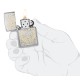 Зажигалка ZIPPO с покрытием Brushed Chrome, латунь/сталь, серебристая, 38x13x57 мм