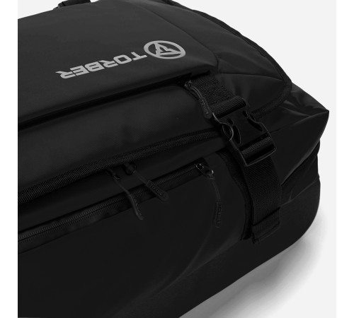 Сумка на колесах TORBER Mobi, чёрный, полиэстер 900D с PU покрытием, 60 х 38 х 25,5 см, 57 л
