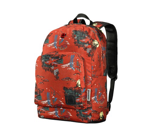 Рюкзак WENGER Crango 16'', кирпичный с рисунком 