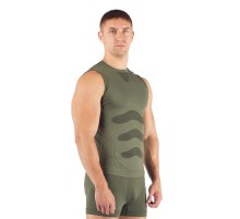 Майка  мужская Achile/ кор. рукав/ синтетика/ зеленый/ L-XL, Achile6262LXL