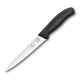 Нож филейный VICTORINOX SwissClassic с гибким прямым лезвием 16 см, чёрный