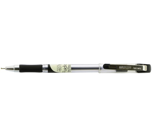 Шариковая ручка Hauser Fluidic, пластик, цвет черный