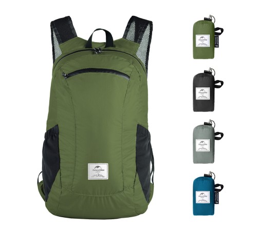 Рюкзак компактный Naturehike 18L NH17A012-B Ultra-Light зеленый