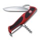 Нож перочинный VICTORINOX RangerGrip 63, 130 мм, 5 функций, с фиксатором лезвия, красный с чёрным