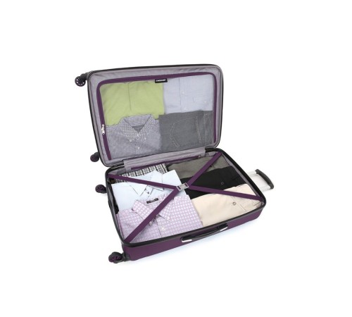 Чемодан WENGER ZURICH III, фиолетовый, АБС-пластик, 48x30x71 см, 105 л