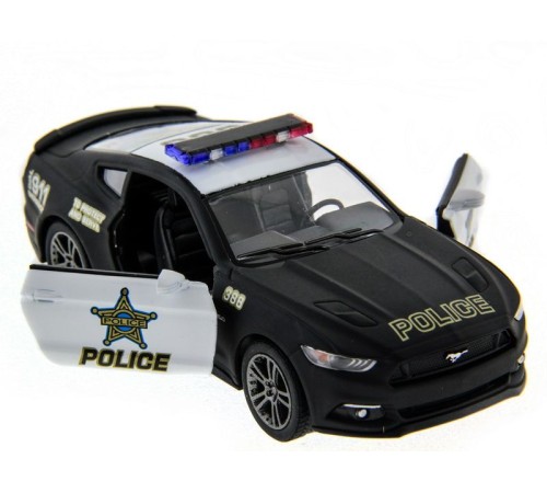 Машина Kinsmart 1:38 Ford Mustang GT 2015 (Police) инерция (1/12шт.) б/к