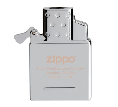 Газовый вставной блок для широкой зажигалки Zippo, одинарное пламя, нержавеющая сталь