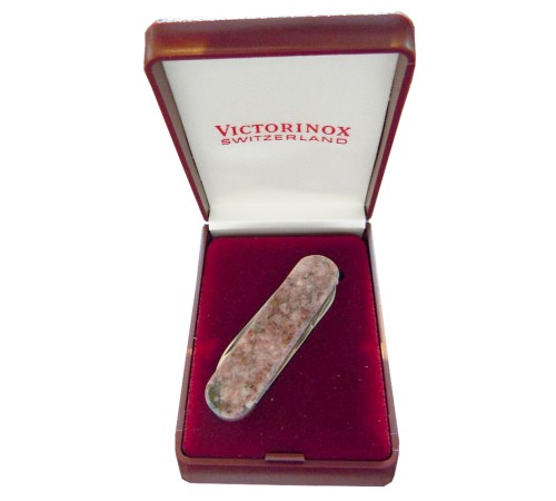 Нож-брелок VICTORINOX Belo Horizonte, коллекционный, 58 мм, 4 функции, рукоять из натурального камня
