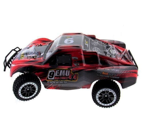Радиоуправляемый шорт-корс Remo Hobby 9EMU TWINS MOTOR (красный) 4WD 2.4G 1/8 RTR