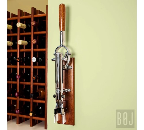 Штопор настенный для вина Boj Traditional Wall Corkscrew Chrome Plated