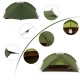 Палатка Naturehike Tagar NH17T180-J двухместная зелёная, 6927595793183