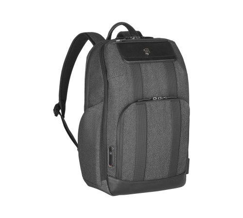 Рюкзак VICTORINOX Architecture Urban 2 Deluxe Backpack 15”, серый, полиэстер/кожа, 31x23x46 см, 23 л