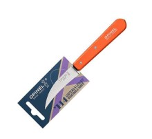 Нож для чистки овощей Opinel №114, деревянная рукоять, нержавеющая сталь, оранжевый, блистер, 001926