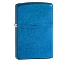 Зажигалка ZIPPO Classic с покрытием Cerulean™, латунь/сталь, синяя, глянцевая, 36x12x56 мм