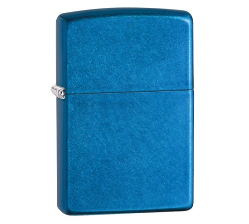 Зажигалка ZIPPO Classic с покрытием Cerulean™, латунь/сталь, синяя, глянцевая, 36x12x56 мм