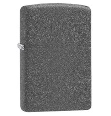 Зажигалка ZIPPO Classic с покрытием Iron Stone™, латунь/сталь, серая, матовая, 38x13x57 мм